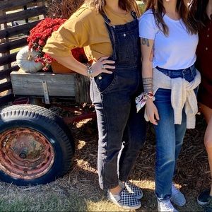 Free People Straight cut overalls size 28